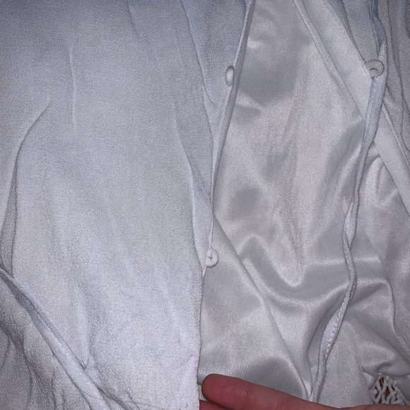 BLUE AND WHITE HALTER DRESS - Picture 5 of 6